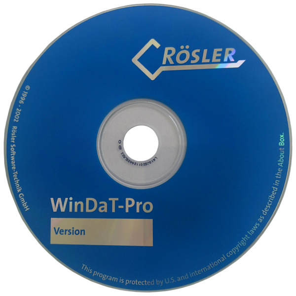 WinDaT-Pro+: Auswertesoftware für EQTrace md (Jahreslizenz)